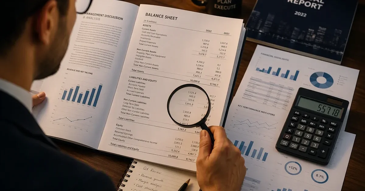 Analyse fondamentale : lire les états financiers d'une société cotée