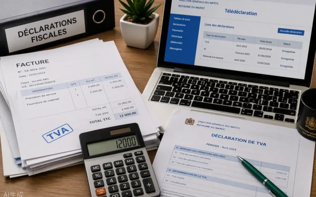 TVA au Maroc : taux, déductibilité et obligations déclaratives